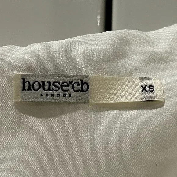 House of Cb Carlotta White Corset Mini Dress | XS - Picture 4 of 9